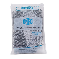 1Kg de Prego com Cabeça Tamanho 20x30mm Multi Barras