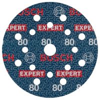 5 Unidades de Disco de Lixa 125mm P80 Expert Bosch