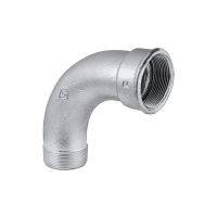 Curva Macho/Fêmea 90° Galvanizada 1.1/4” Tupy