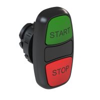 Botão Duplo Faceado CSW2-BDF21SS-WH Duplo faceado (IP66) Pulsador Verde/Vermelho Weg