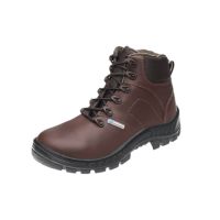 Bota de Segurança Nobuck Café Rodock Bico PVC com Cadarço Marluvas N° 38