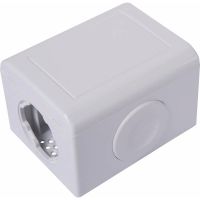 Caixa de Sobrepor X Cega para Eletrodutos LizFlex Branca Tramontina