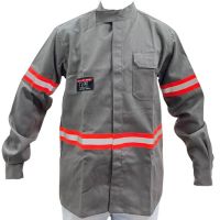 Camisa Unifort com Refletivo NR10 Cinza Tamanho GG Sayro