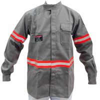 Camisa Unifort com Refletivo NR10 Cinza Tamanho P Sayro