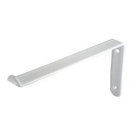 Cantoneira de Ferro Invertida "S" 15cm Branca Hayner