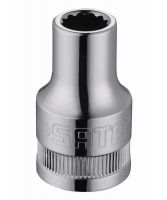 Soquete Estriado 22mm Com Encaixe 1/2" Sata