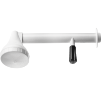 Chuveiro Branco 5” com Braço e Regulador 1/2" Herc
