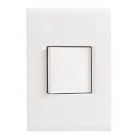 Conjunto 4x2 com 1 Interruptor Bipolar Liz 25A 250V Branco Tramontina