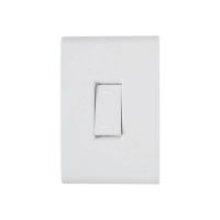 Conjunto 4x2 com 1 Interruptor Paralelo Liz 10A 250V Branco Tramontina 