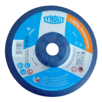 Disco Flap 7 x 7/8 Pol. G40 Basico Tyrolit