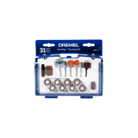 Dremel Kit De Acessórios De Micro Retífica Para Cortar, Esmerilhar, Gravar e Lixar - 31 Peças (Modelo 686)
