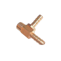 Emenda em Tê Roscável 1/4"x1/4" 2 Saídas Lubefer