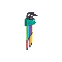 Jogo Chave Allen Color 9mm Peças Sata