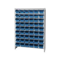 Estante Porta Componentes Com 54 Caixas Azul Número 5 EP54/5A Marcon