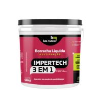 Impermeabilizante Impertech 3 em 1 Branco 14kg HM Rubber 