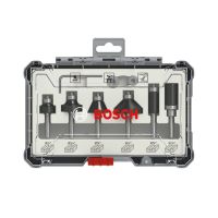 Jogo de fresas Bosch Standard encaixe de 1/4" 6 peças Bosch