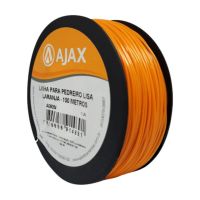 Linha para Pedreiro 100 Metros Laranja Lisa Ajax