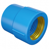 Luva Soldável Liso Roscável com Bucha de Latão 20mm 1/2 " Fortlev