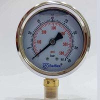 Manômetro Com Glicerina Bar 0-40 PSI 0-580 Balflex
