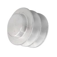 Polia De Alumínio 130mm 2 Canais Perfil B Mademil