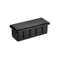 Ponteira Interna Preta 30x70mm Completa