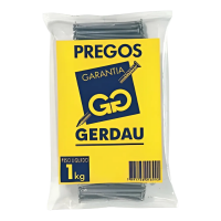 1Kg de Prego com Cabeça Tamanho 20x48mm Gerdau