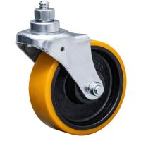 Rodízio 414 Rosca Fixa Roda de Ferro com PU 300Kg Colson