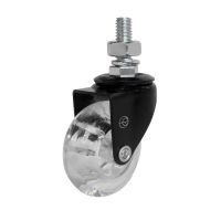 Rodízio Espiga Black Gel 1.3/8 Pol. Placa Giratória 30Kg Colson