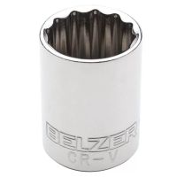 Soquete Estriado Com Encaixe 1/2” 9/16" Belzer
