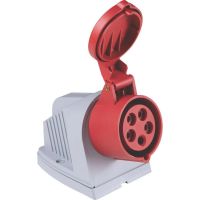 Tomada de Sobrepor Industrial 3P+N+T 16A 380-415 Vca 6H Tramontina