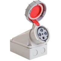Tomada de Sobrepor Industrial 3P+T 63 A 380-415Vca 6H Tramontina