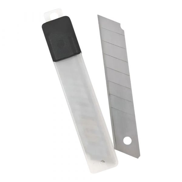 10 Lâminas para Estilete 18mm Tubete Vonder Nove54