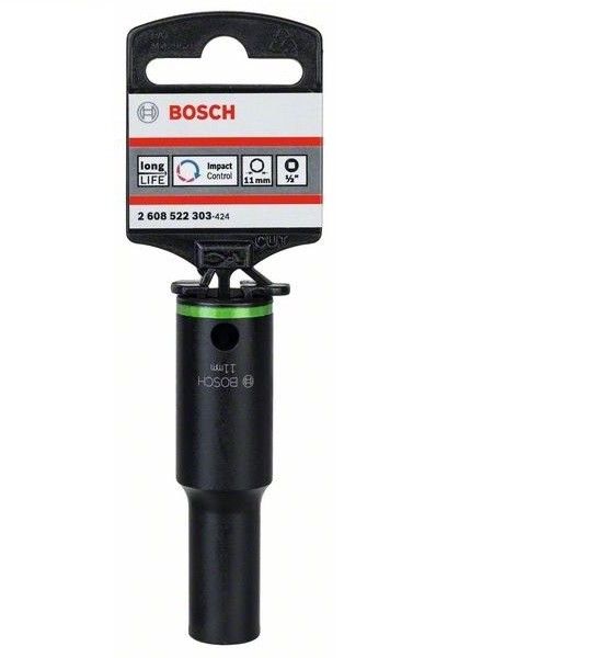 Soquete Impact Control M7 11mm, 77x16,3mm, encaixe 1/2Bosch 2608522303