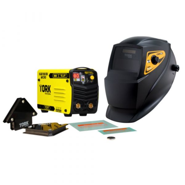 Inversora Kab 180 + Máscara de Solda automática - 220V Tork