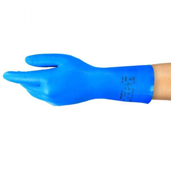 12 Luvas Nitrílica Alphatec 37-310 Sem Forro 31cm Tamanho 10 Ansell