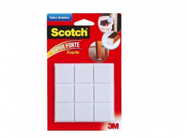 Feltro Quadrado Branco Scotch Grande 3M HB004262588