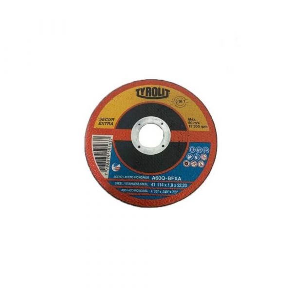 Disco De Corte 41F 114x1x22,23 A60q-Bfxa Tyrolit