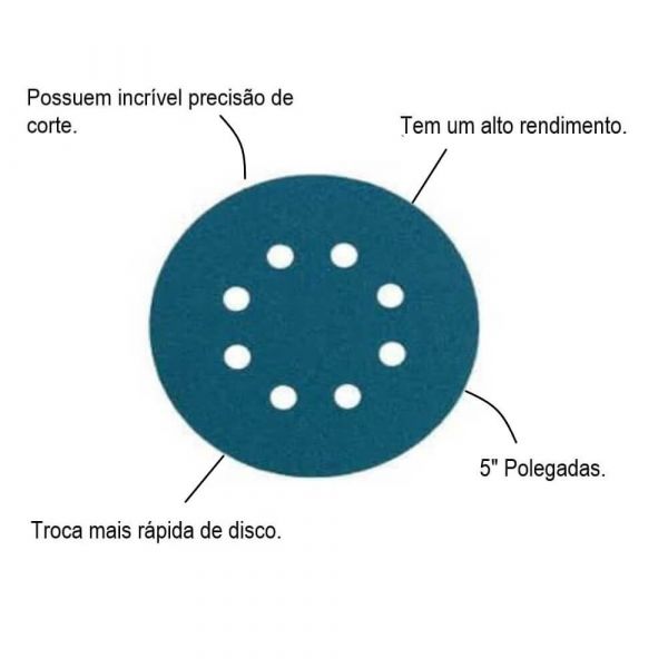Lixa Disco Com Velcro 5