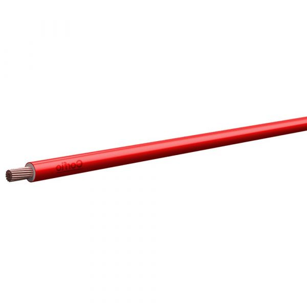 1 Metro de Cabo Flexível Vermelho 0,5mm 750V Corfio