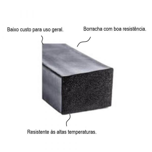 1 Metro De Perfil Esponjoso 20x20mm Bma