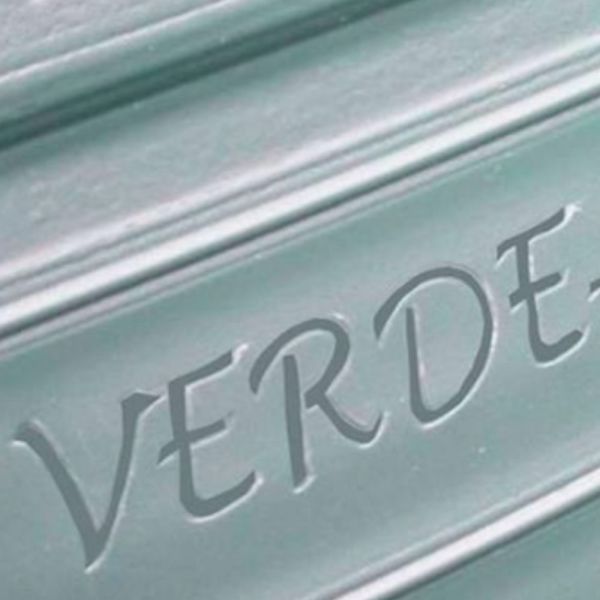 1 Metro Limitador Separador de Grama Verde Verdeal