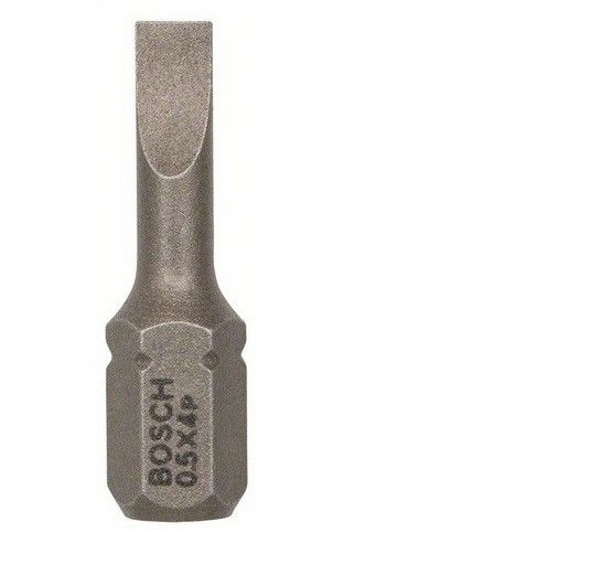 Ponta para parafusar Fenda S0,5x4,0, 25mm Extra Hard Bosch 2607001458