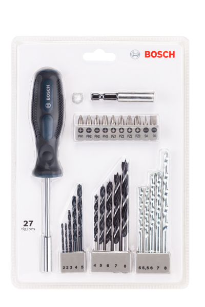 Jogo de Pontas com 27 Peças Bosch 2607017503