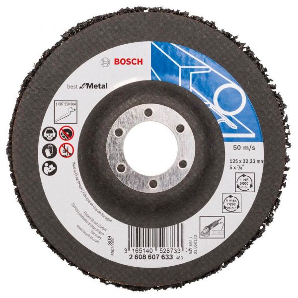 Disco de Limpeza Bosch N377 Best for Metal; 125mm