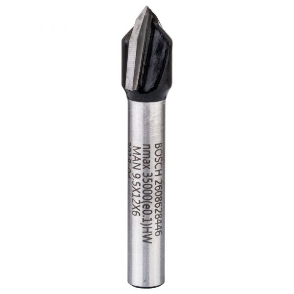 Fresa Ranhura em V 9,5mm Bosch