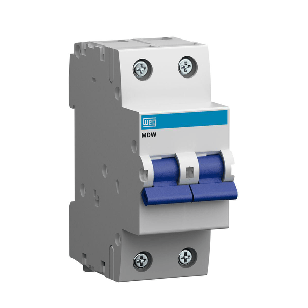 Disjuntor Bifásico Termomagnético 3KA 2P MDW-C 32A Weg
