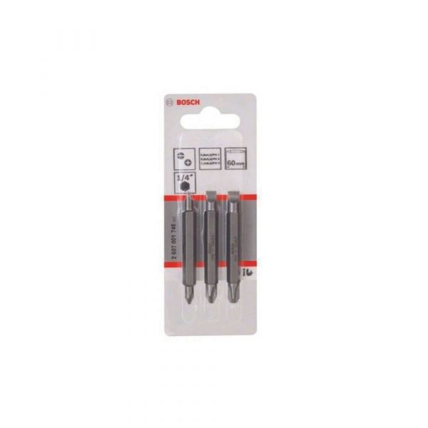 Pontas duplas para parafusar Extra Hard 3 Unidades Bosch 2607001746