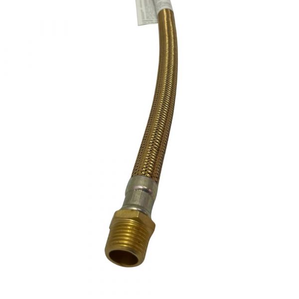 42cm Mangueira Flexível 5/8 x 3/8 Pol. x R. 1/2 NPT(E) X 1/2 BSP(I) Maqenge