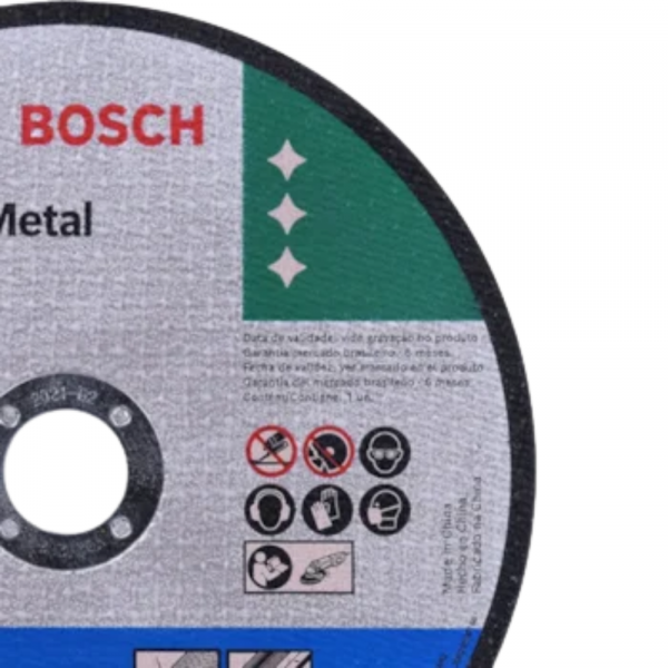 Disco de Corte Bosch Standard for Metal 180x1,6mm Reto Bosch