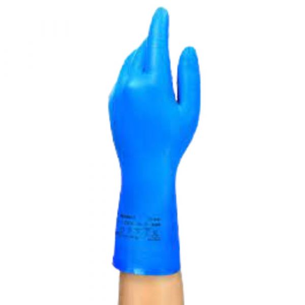 12 Luvas Nitrílica Alphatec 37-310 Sem Forro 31cm Tamanho 8 Ansell